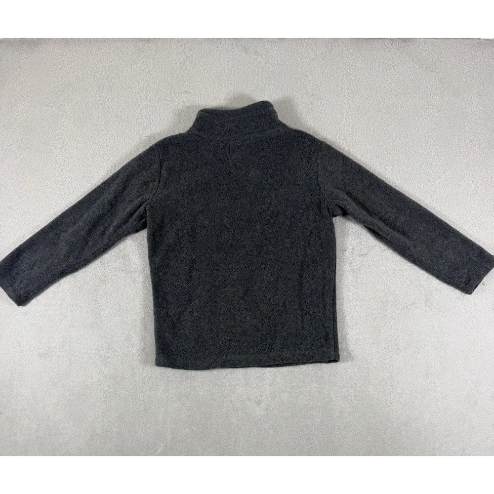 The Childrens Place Boys Gray Microfleece Half Zip Pullover Jacket Size 5T